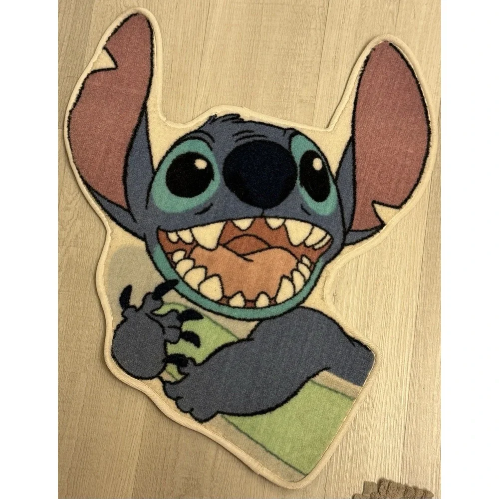 Vintage LILO Stitch Cartoon Floor Mat Washable Bedroom Area‎ Rug 10